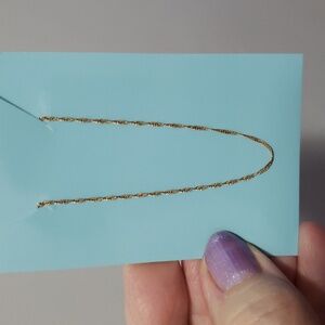 10k Gold Bracelet, 7"